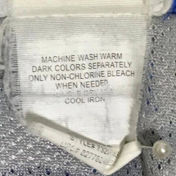 Speedo Swim Shorts Men's Blue/White Floral Aloha Lace Up Size M - Picture 8 of 8